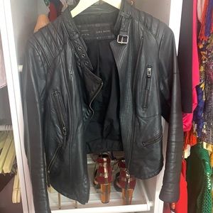 Zara Basic  Leather Jacket